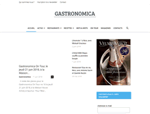 Tablet Screenshot of gastronomica.fr